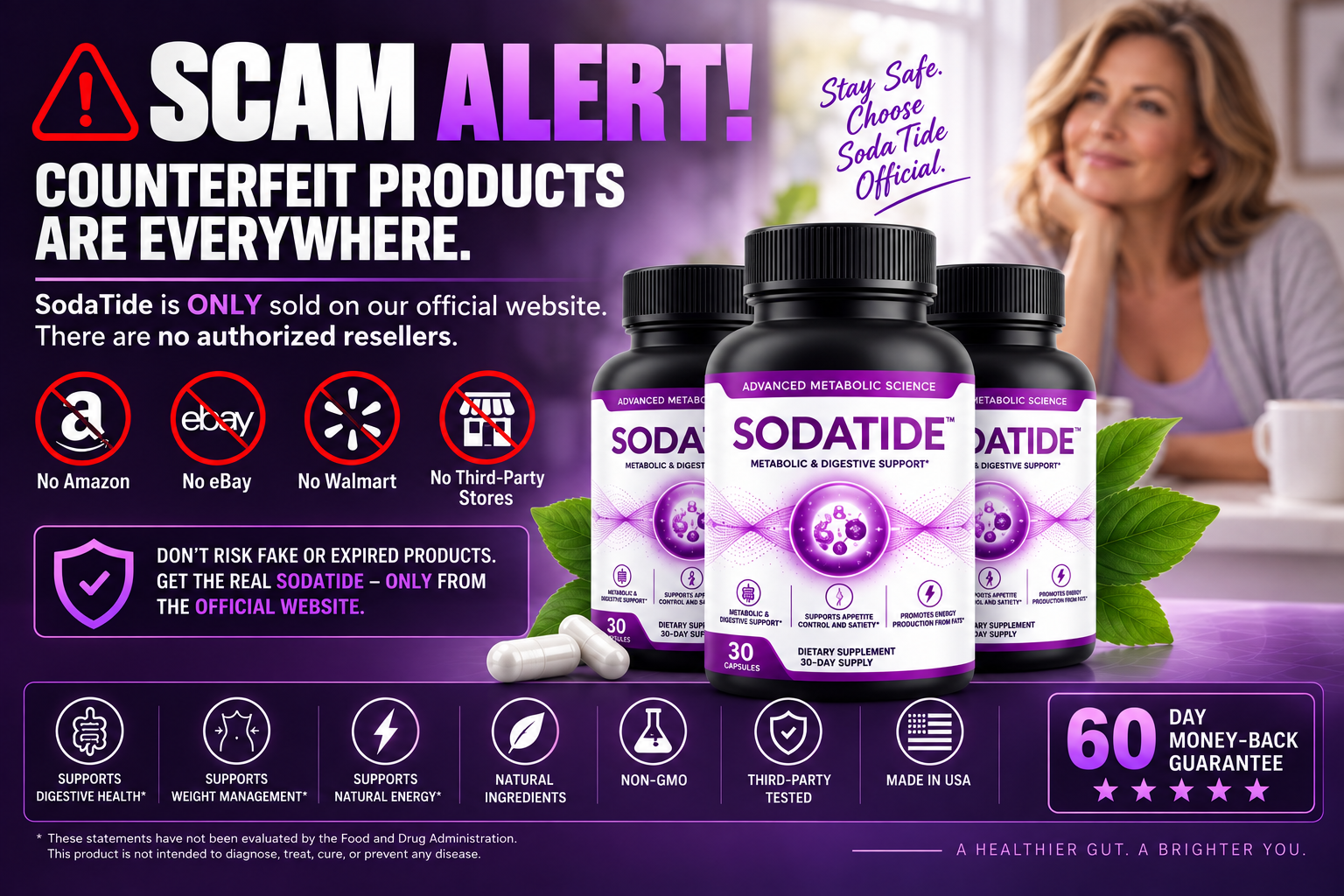 SodaTide scam alert — buy only from official website